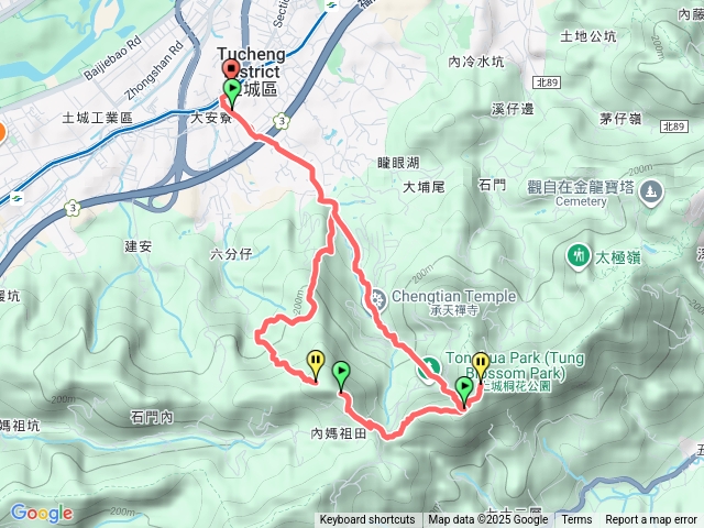 火焰山三粒半天上山縱走預覽圖