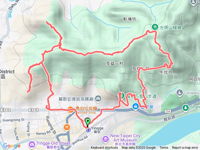 鶯歌光明山稜線步道預覽圖