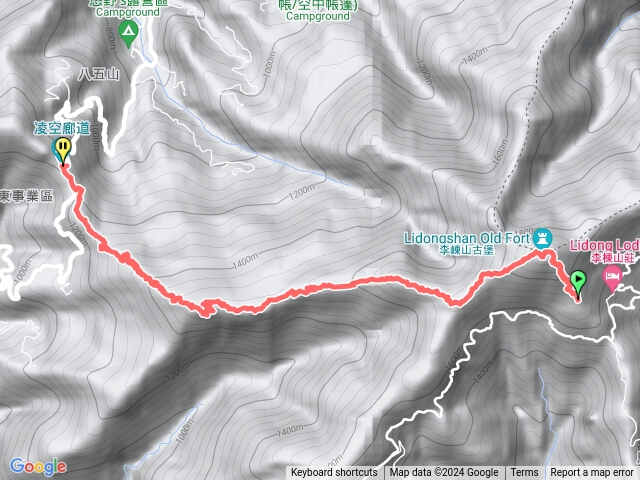 大棟山、大混山、凌空廊道