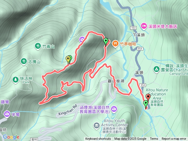 114、09、15溪頭山（樟仔林林道上－溪頭山下）