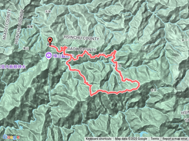 大霸西稜-三榮山上加利山