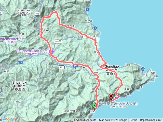 淡蘭古道北路預覽圖