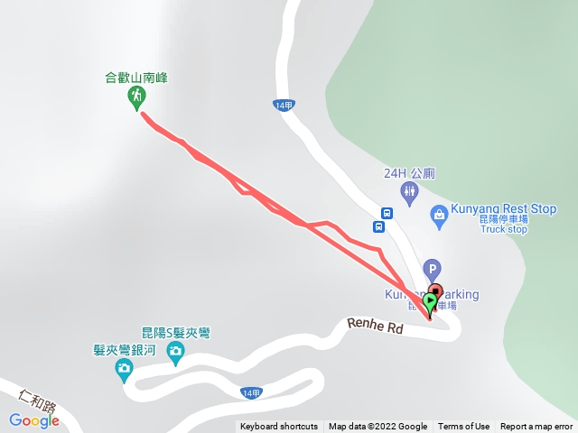 2022-10-06 合歡山南峰（無基點、單登）