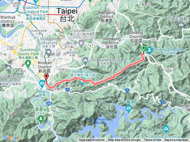 環台北天際線第一段/石碇-新店