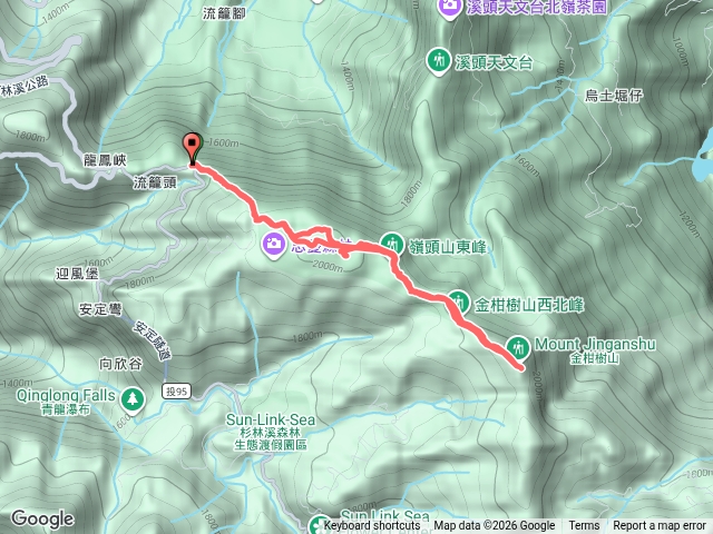 金柑樹嶺頭山嶺頭山東峰金柑樹西北峰預覽圖