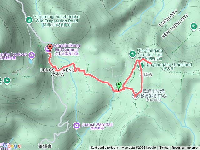 夢幻湖停車場-擎天崗環形步道