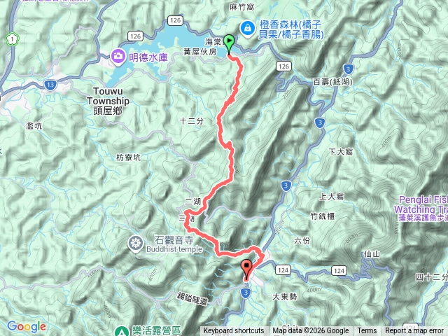 樟之細路明德水庫到獅潭