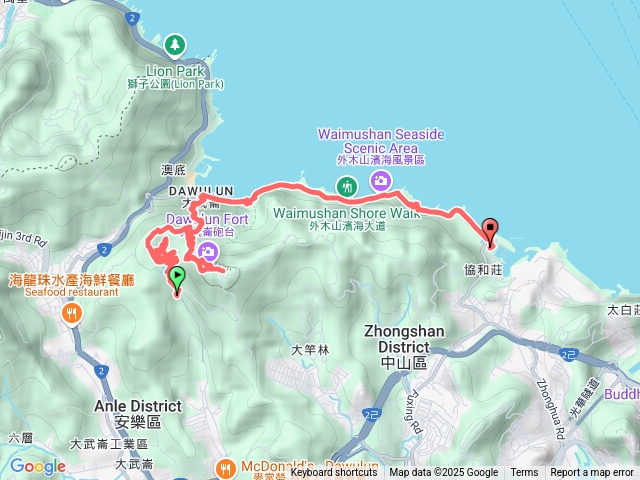 情人湖外木山濱海公路