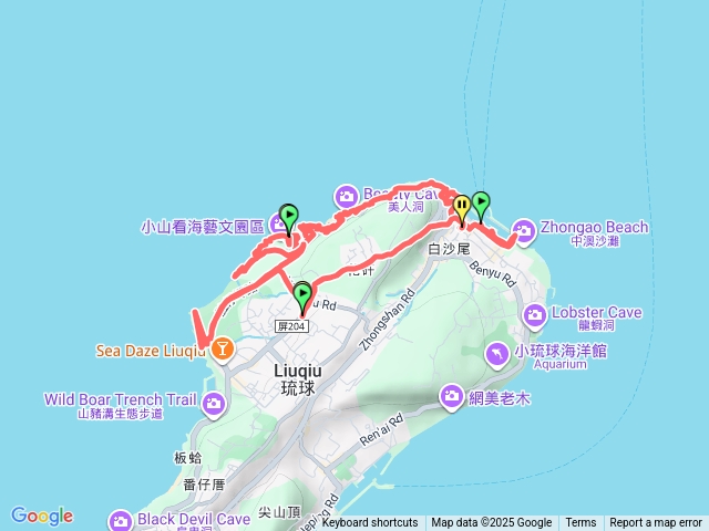 小琉球西北角徒步預覽圖