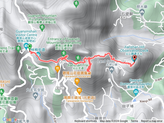 2024觀音觀鷹尋寶任務觀音山、尖山(占山)登山步道202405290905