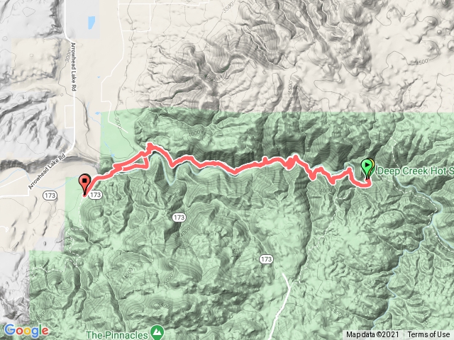 deep creek hot spring