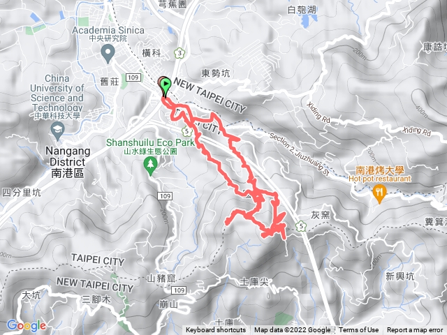 更寮古道至土庫岳8字型縱走