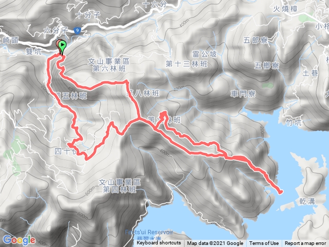 雞心尖，中嶺山，車閂寮九股山，翡翠水庫邊賞景