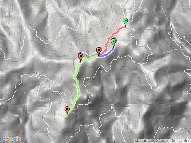 鞍馬山東北峰．稍來小雪山步道35至50K路段最高峰