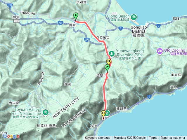 貢寮-陸軍路-草嶺古道-天公廟2025-11-15