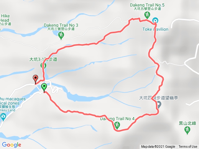 大坑四五三河床