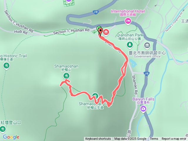 20250211台北紗帽山gpx