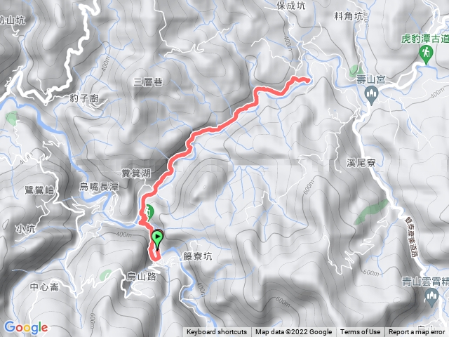 張家莊露營區-北勢溪古道-料角坑原路折返