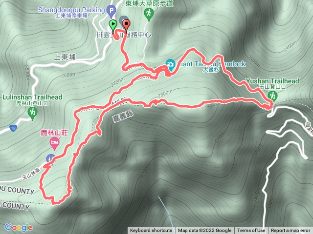 鹿林、麟趾山環繞