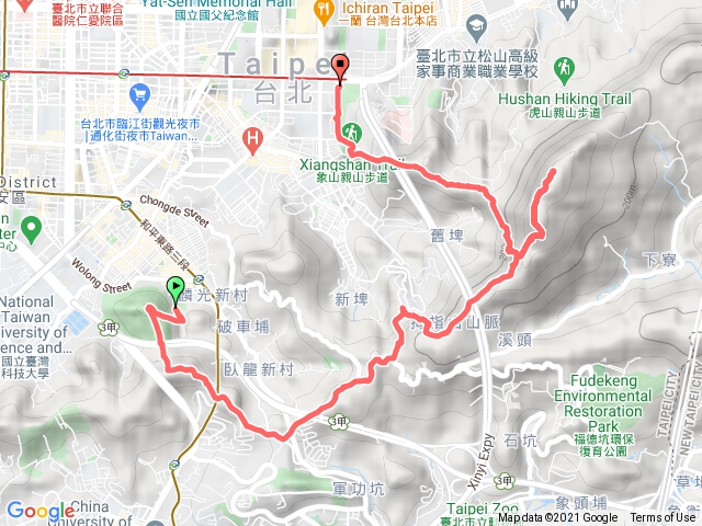 20190202 富陽生態公園-直切中埔山東峰-象山