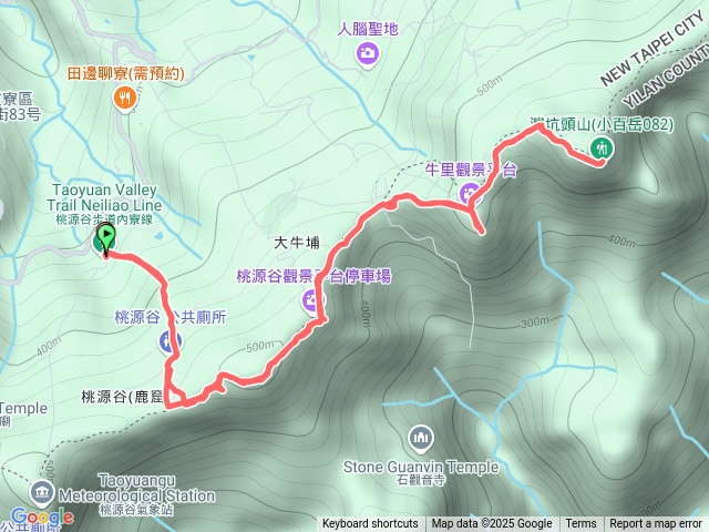 20250104桃源谷內寮線、灣坑頭山預覽圖