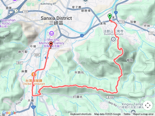 溪南尖.王公坑山2025/2/22（滷）預覽圖
