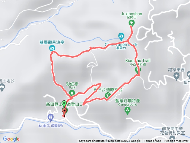 聚興山、新田登山步道