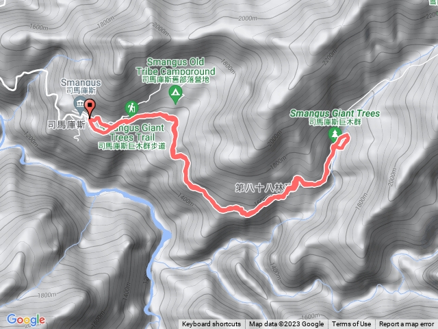 司馬庫斯跑山80分鐘
