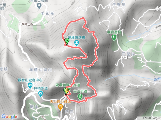 Day45尖山步道接北橫古道全段上硬漢嶺健走