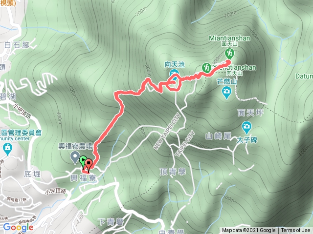 興福寮-向天池-面天山