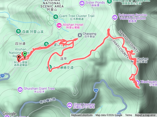 阿里山祝山小笠原森林遊預覽圖