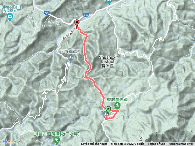 虎豹潭步道+崩山坑古道