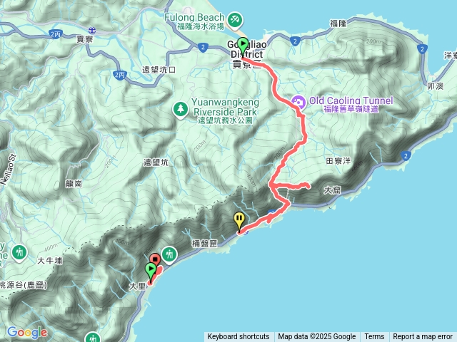隆嶺古道走石城山下大里天公廟預覽圖