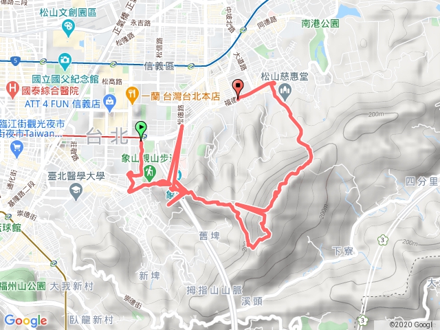 象山→南港山縱走→九五峰→四獸山→虎山