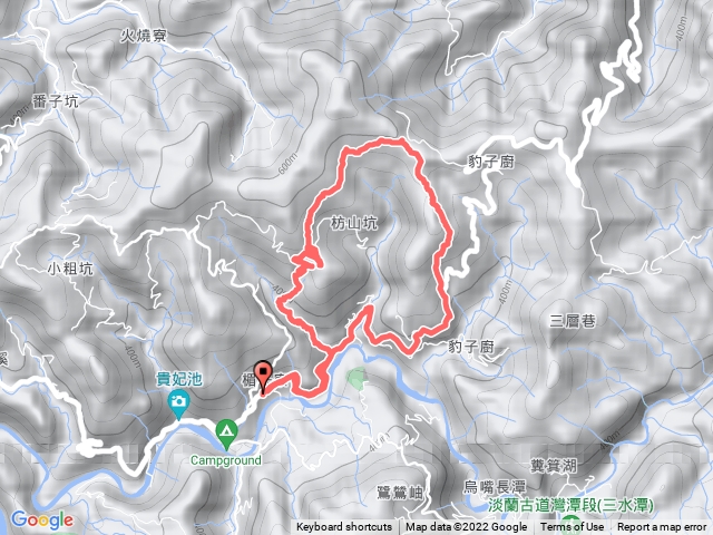 枋山坑古道 枋山坑崙 中坑頭福安宮