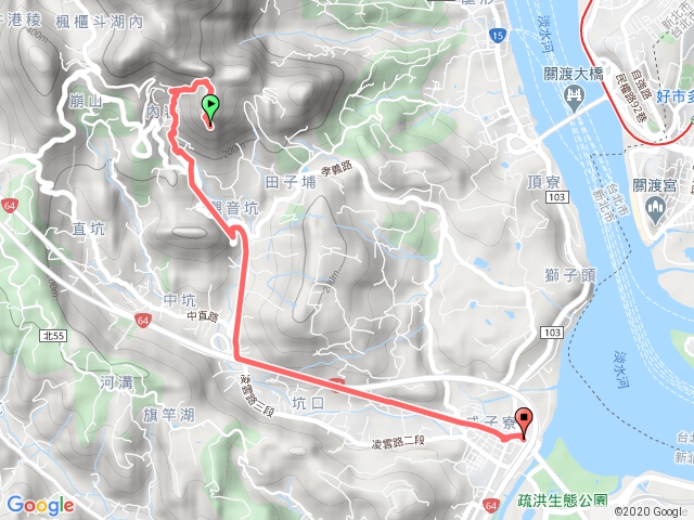 20200808鴻興土雞城至鷹仔尖健走