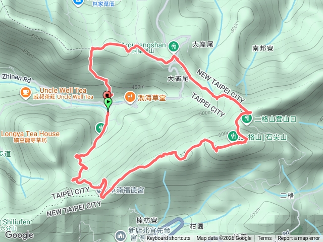 草湳大榕樹-二格山-猴山岳-草湳大榕樹