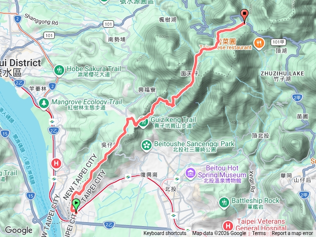 威廉的臺北大縱走第一段