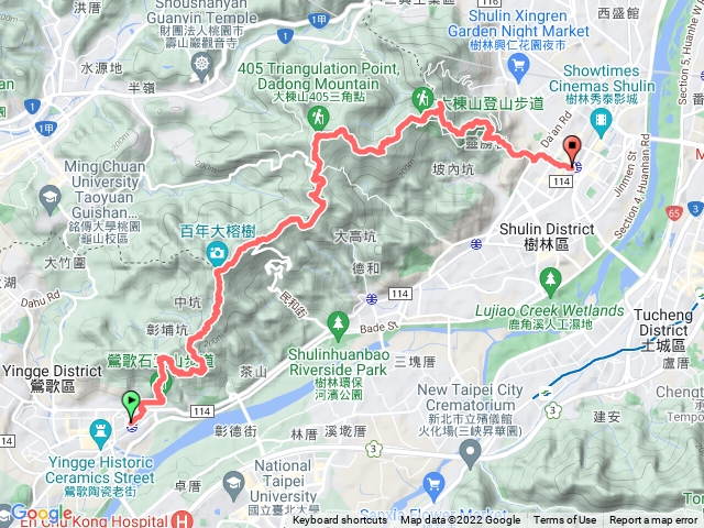 鶯歌樹林縱走