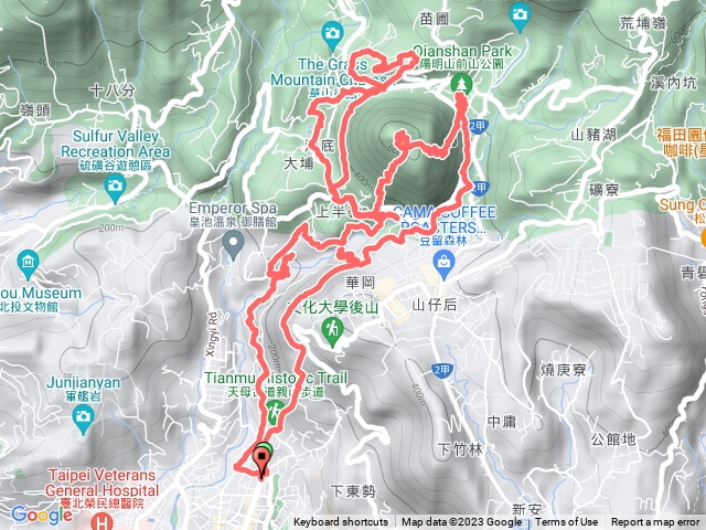 天母古道 纱帽山 横岭古道... 18公里...