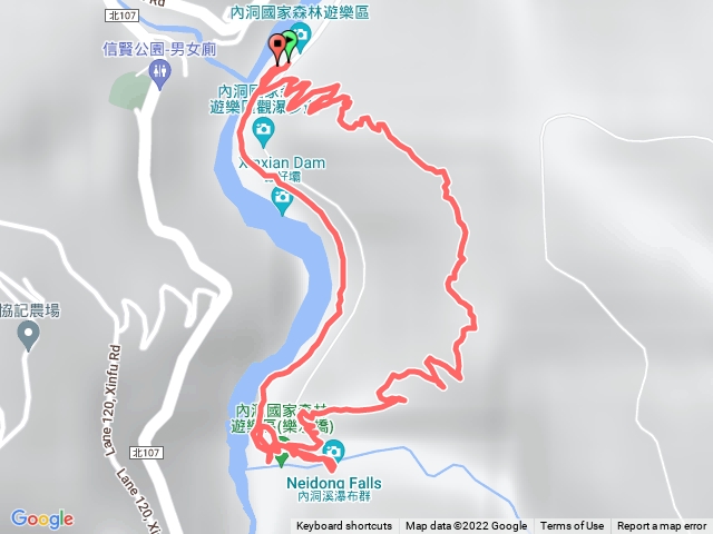 內洞森林遊樂區環狀步道