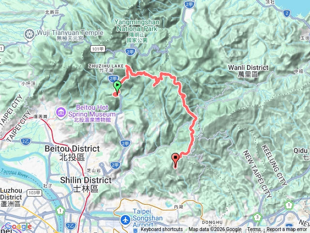20260313環大台北天際線第六段之前段：七星五峰出内湖(台北大縱走第三四段-14顆寶)預覽圖