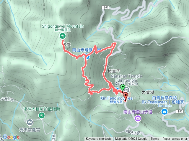 狮公髻尾山步道