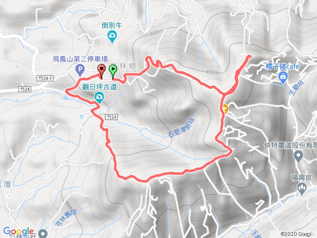 飛鳳山，中坑山 O 型