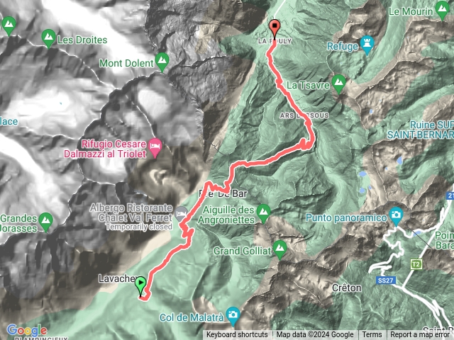 TMB Stage 6 Bonatti Grand Col Ferret La Fouly