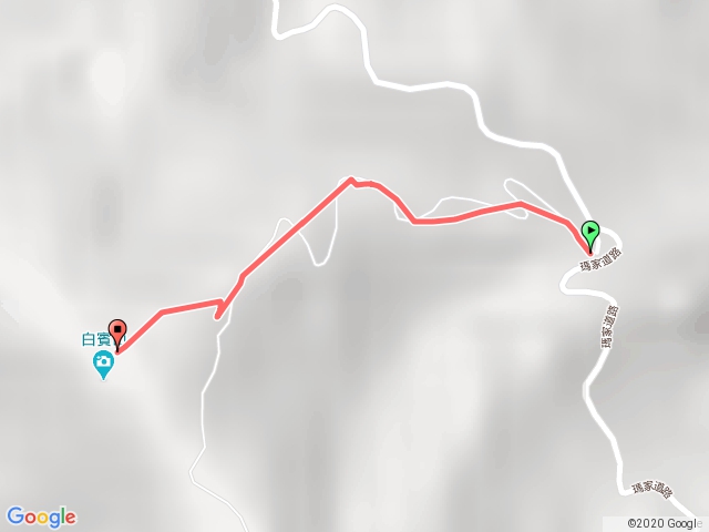 白賓山後登山口至三角點