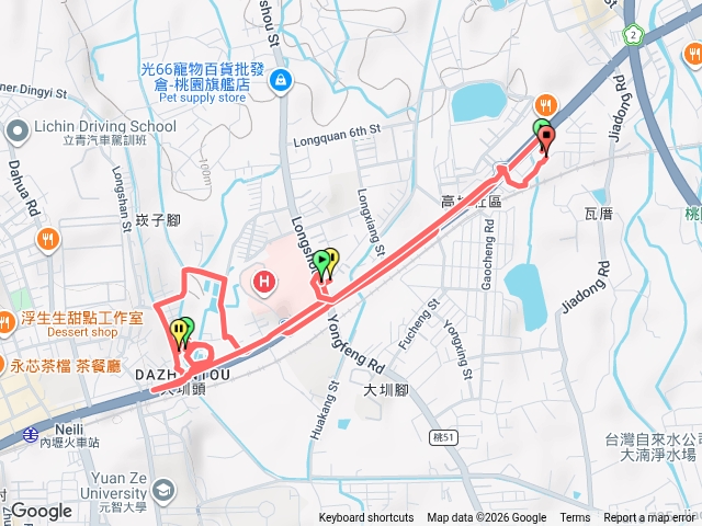 步行篇：龍山埤塘生態公園 縱貫線往返