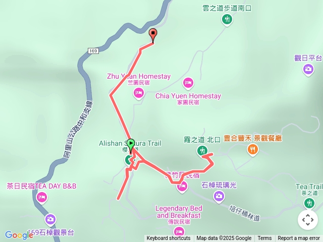 嘉義 阿里山 石槕 霞之道、櫻之道