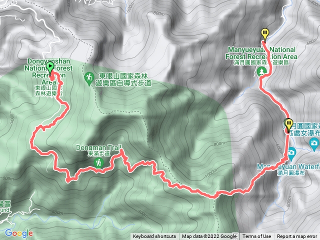 東滿步道走拉卡山-東進滿出