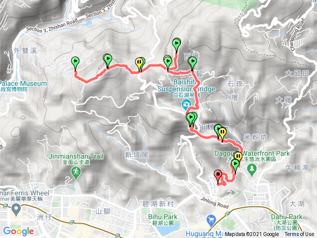 大崙尾山－大崙頭山－鯉魚山